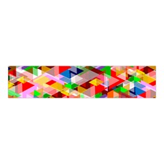 Background Triangle Rainbow Velvet Scrunchie by Mariart