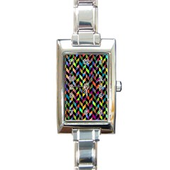 Abstract Geometric Rectangle Italian Charm Watch by Mariart