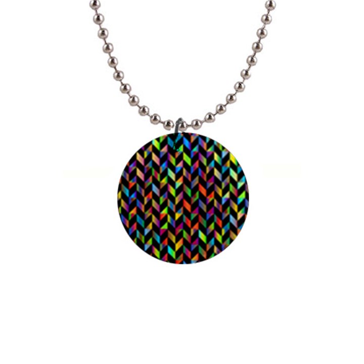 Abstract Geometric 1  Button Necklace