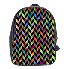 Abstract Geometric School Bag (large) by Mariart