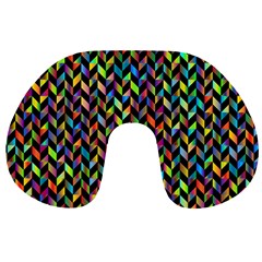 Abstract Geometric Travel Neck Pillows by Mariart