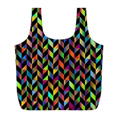 Abstract Geometric Full Print Recycle Bag (l) by Mariart