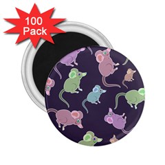 Animals Mouse 2 25  Magnets (100 Pack)  by Mariart