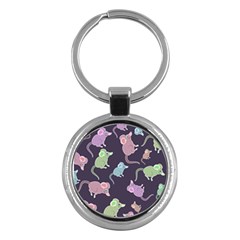 Animals Mouse Key Chains (round)  by Mariart