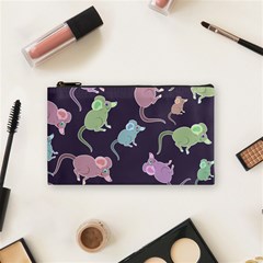 Animals Mouse Cosmetic Bag (small) by Mariart