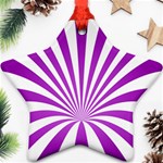 Background Whirl Wallpaper Ornament (Star) Front