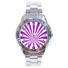 Background Whirl Wallpaper Stainless Steel Analogue Watch by Mariart