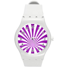 Background Whirl Wallpaper Round Plastic Sport Watch (m) by Mariart