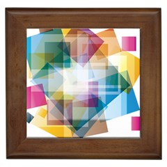 Abstract Background Framed Tiles