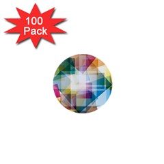 Abstract Background 1  Mini Buttons (100 Pack) 