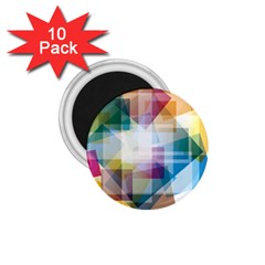 Abstract Background 1 75  Magnets (10 Pack)  by Mariart