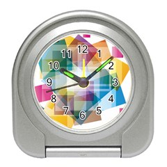 Abstract Background Travel Alarm Clock by Mariart