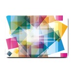 Abstract Background Small Doormat  24 x16  Door Mat