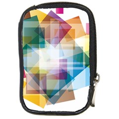 Abstract Background Compact Camera Leather Case