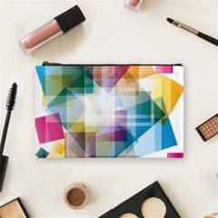 Abstract Background Cosmetic Bag (medium) by Mariart