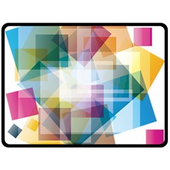 Abstract Background Double Sided Fleece Blanket (large)  by Mariart