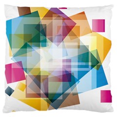 Abstract Background Large Flano Cushion Case (one Side) by Mariart