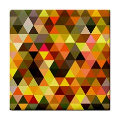 Abstract Geometric Triangles Shapes Tile Coasters by Mariart