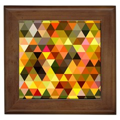 Abstract Geometric Triangles Shapes Framed Tiles