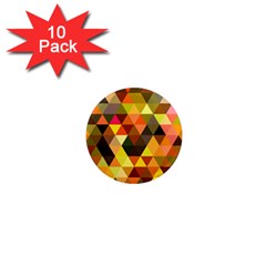 Abstract Geometric Triangles Shapes 1  Mini Magnet (10 Pack)  by Mariart