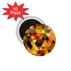 Abstract Geometric Triangles Shapes 1 75  Magnets (10 Pack)  by Mariart