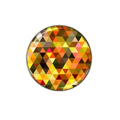 Abstract Geometric Triangles Shapes Hat Clip Ball Marker by Mariart