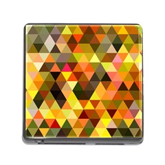 Abstract Geometric Triangles Shapes Memory Card Reader (square 5 Slot) by Mariart