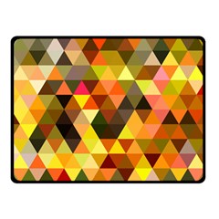 Abstract Geometric Triangles Shapes Fleece Blanket (small) by Mariart