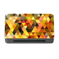 Abstract Geometric Triangles Shapes Memory Card Reader With Cf by Mariart