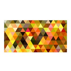 Abstract Geometric Triangles Shapes Satin Wrap by Mariart