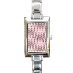 Abstract Chevron Rectangle Italian Charm Watch by Mariart