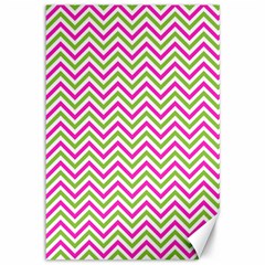 Abstract Chevron Canvas 12  X 18  by Mariart