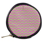 Abstract Chevron Mini Makeup Bag Back