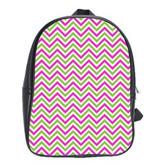 Abstract Chevron School Bag (large) by Mariart