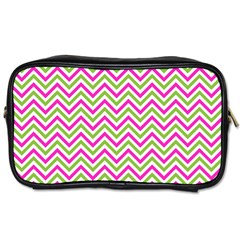 Abstract Chevron Toiletries Bag (two Sides) by Mariart