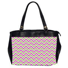 Abstract Chevron Oversize Office Handbag (2 Sides) by Mariart