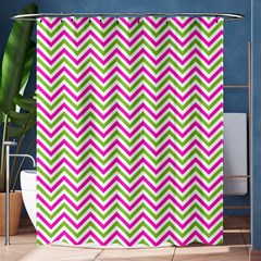 Abstract Chevron Shower Curtain 60  X 72  (medium)  by Mariart