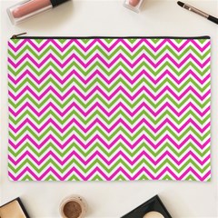 Abstract Chevron Cosmetic Bag (xxxl) by Mariart