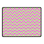 Abstract Chevron Double Sided Fleece Blanket (Small)  45 x34  Blanket Front