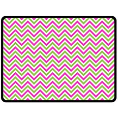 Abstract Chevron Double Sided Fleece Blanket (large)  by Mariart