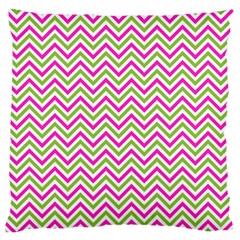 Abstract Chevron Large Flano Cushion Case (one Side) by Mariart