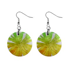 Abstract Background Tremble Render Mini Button Earrings by Mariart