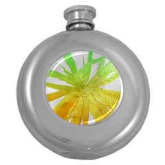 Abstract Background Tremble Render Round Hip Flask (5 Oz) by Mariart