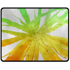 Abstract Background Tremble Render Double Sided Fleece Blanket (medium) 