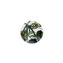 Botanical Illustration Palm Leaf 1  Mini Buttons by Mariart