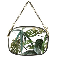 Botanical Illustration Palm Leaf Chain Purse (one Side) by Mariart