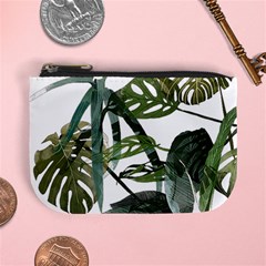 Botanical Illustration Palm Leaf Mini Coin Purse by Mariart