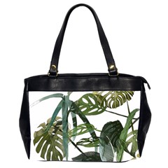 Botanical Illustration Palm Leaf Oversize Office Handbag (2 Sides) by Mariart