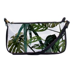 Botanical Illustration Palm Leaf Shoulder Clutch Bag by Mariart