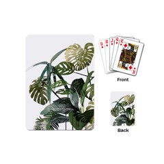 Botanical Illustration Palm Leaf Playing Cards (mini) by Mariart